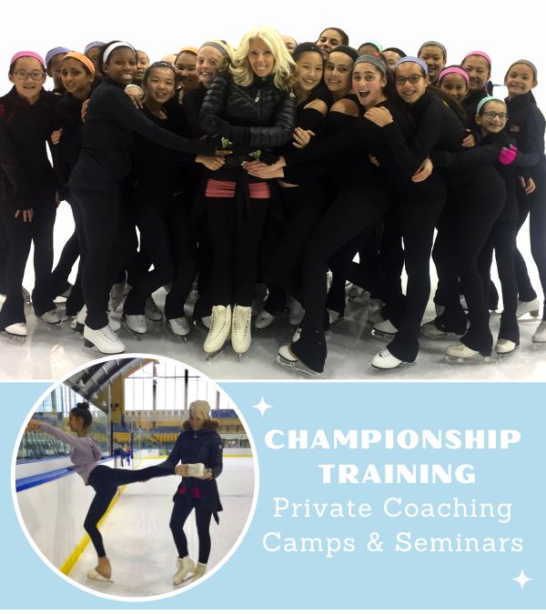 Championship figure skating camps and seminars with Rosie Tovi